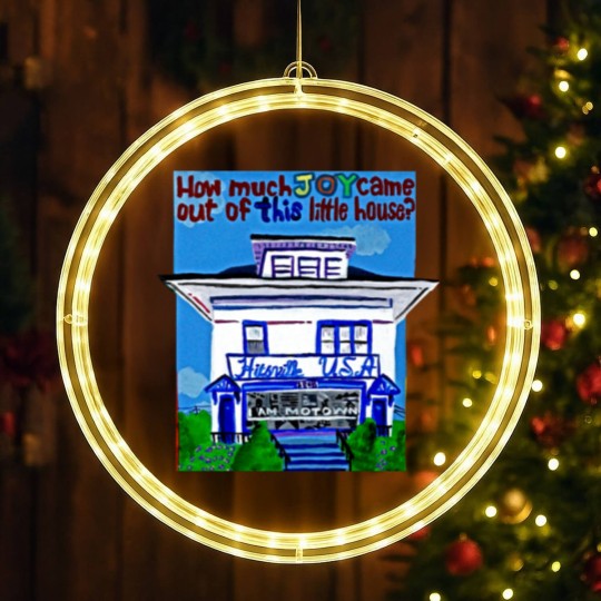 Discover The Motown House - Record Label - LED Christmas Window Lights