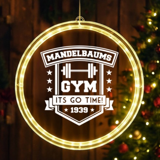 Discover Mandelbaums Gym - Seinfeld - LED Christmas Window Lights