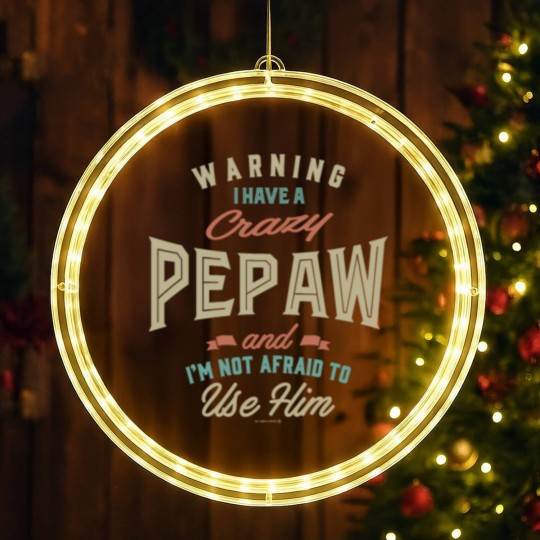 Discover Crazy Pepaw LED Christmas Window Lights