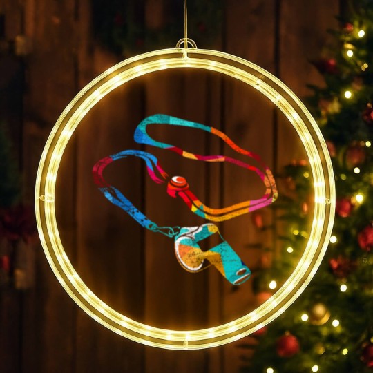 Discover PE Teacher LED Christmas Window Lights