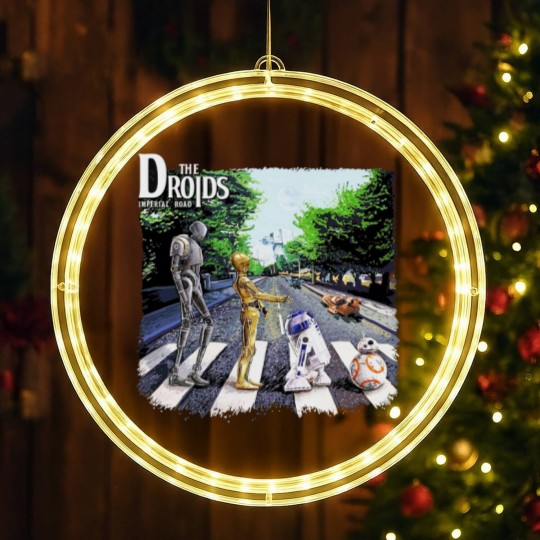 Discover Droids Abbey Road Movie Fan Famous Androids LED Christmas Window Lights