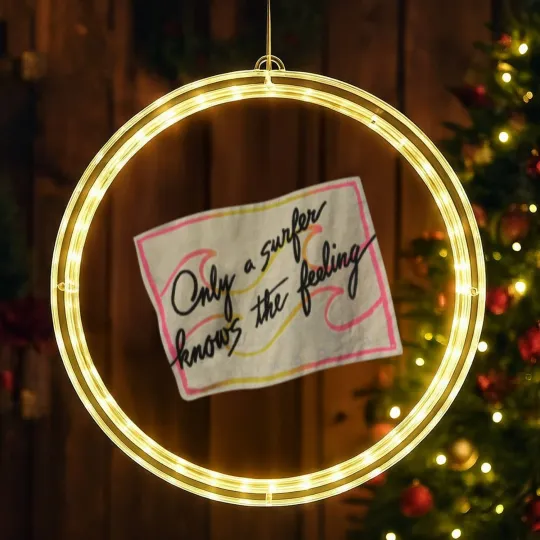 Discover vintage billabong LED Christmas Window Lights 80s tag stedman classic surf wear surfer