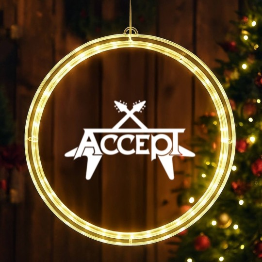 Discover ACCEPT HEAVY METAL LED Christmas Window Lights