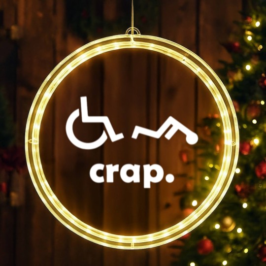 Discover Crap Handicap LED Christmas Window Lights