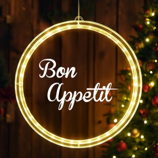 Discover BON APPETIT LED Christmas Window Lights