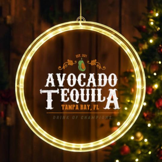 Discover Avocado Tequila LED Christmas Window Lights