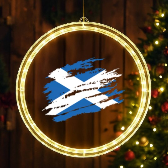 Discover Scottish Flag Scotland Football Rugby Cricket LED Christmas Window Lights