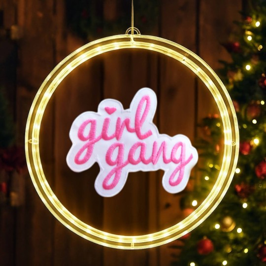 Discover Girl Gang Patch LED Christmas Window Lights