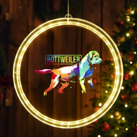 Discover Shepherd dog Rottweiler breeder LED Christmas Window Lights