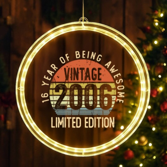 Discover 16 Year Old Gifts Vintage 2006  LED Christmas Window Lights