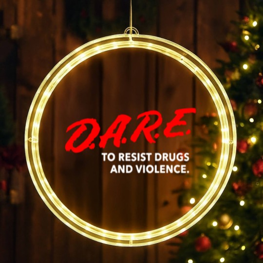 Discover Dare To Resist Drugs Violence Brand New Multiple S LED Christmas Window Lights