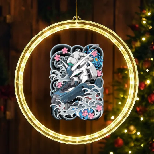 Discover Hi Nu Gundam Tattoo - Gundam - LED Christmas Window Lights