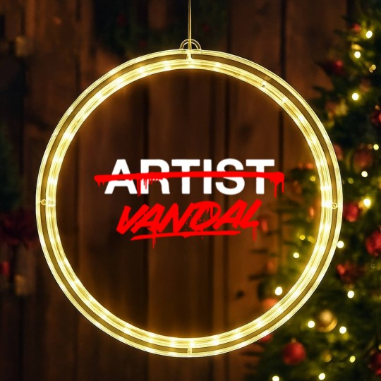 Discover Vandal Not Artist LED Christmas Window Lights