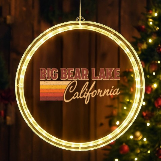 Discover Big Bear Lake California - Big Bear Lake California - LED Christmas Window Lights