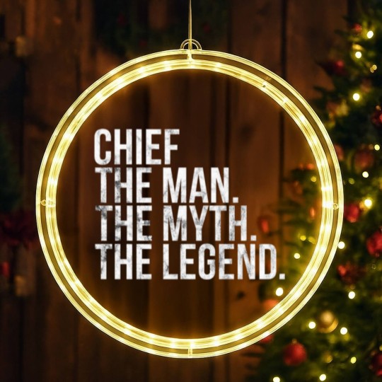 Discover chief man myth legend LED Christmas Window Lights