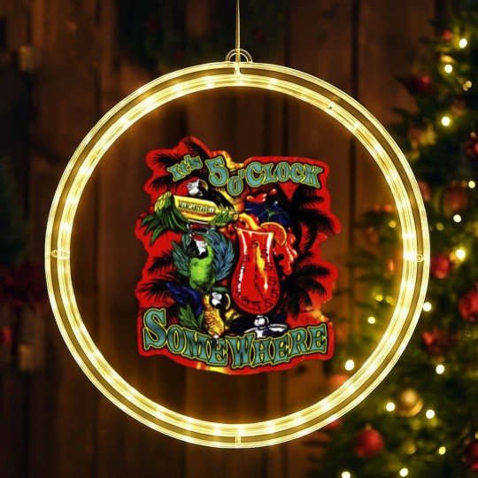 Discover Jimmy Buffett LED Christmas Window Lights
