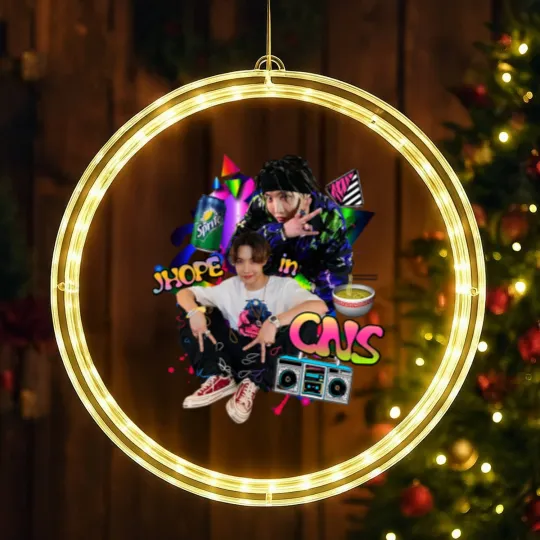 Discover BTS J-Hope LED Christmas Window Lights