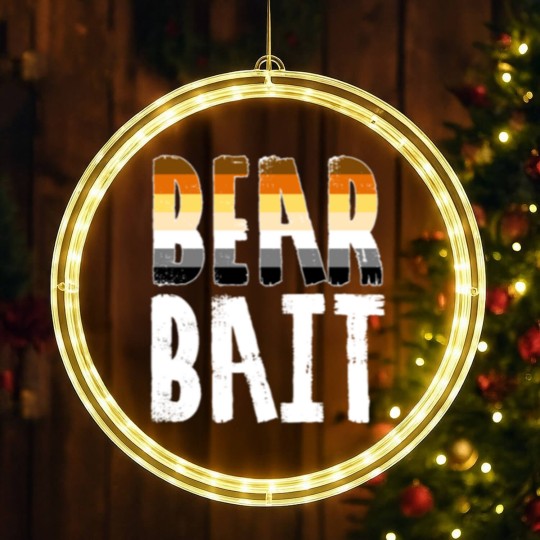 Discover Bear Bait - LGBT Gay Pride Bear Community Bear LED Christmas Window Lights