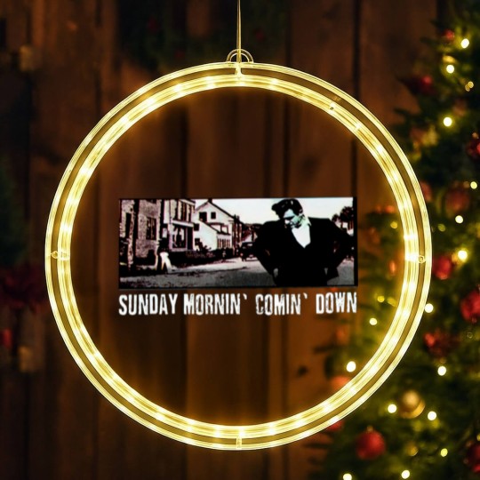 Discover Johnny Cash  Sunday Mornin Comin Down LED Christmas Window Lights, Johnny Cash LED Christmas Window Lights, Johnny Cash LED Christmas Window Lights, Johnny Cash LED Christmas Window Lights, Johnny Cash Gifts