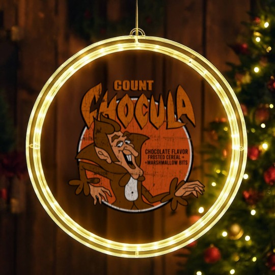 Discover Vintage Count Chocula - Cereal - LED Christmas Window Lights