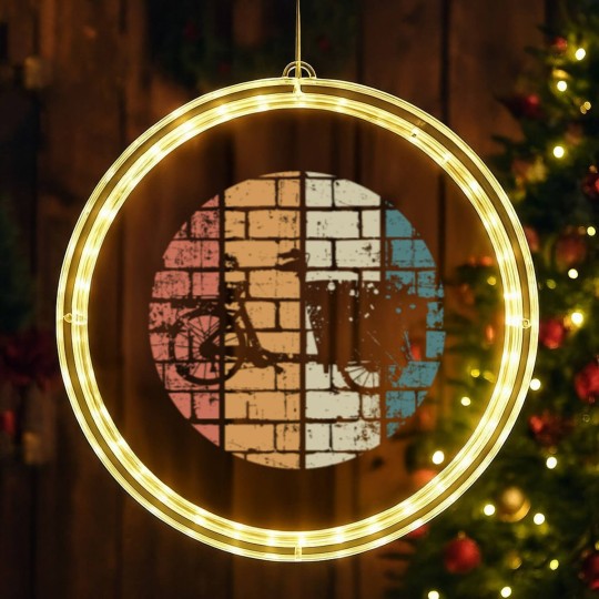 Discover Cargo Bike Retro LED Christmas Window Lights