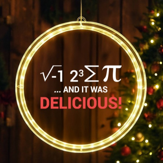 Discover I Ate Some Pie Math - Math - LED Christmas Window Lights