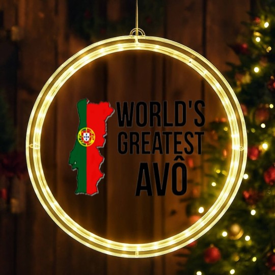 Discover Portuguese Grandpa Avô LED Christmas Window Lights