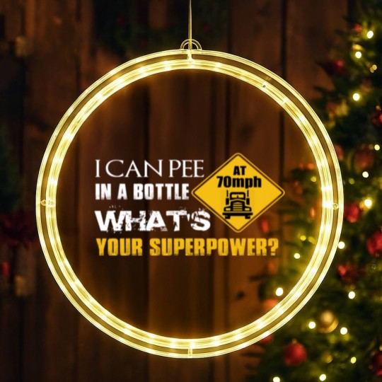 Discover I CAN PEE IN THE BOTTLE LED Christmas Window Lights