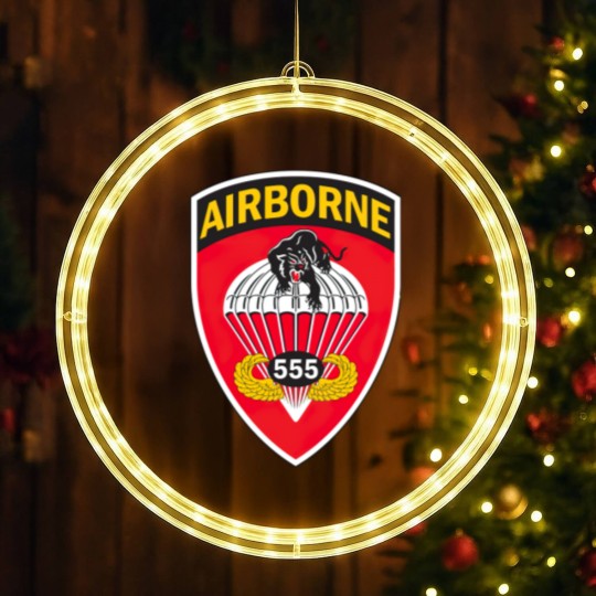 Discover 555Th Parachute Infantry Battalion Gift LED Christmas Window Lights LED Christmas Window Lights