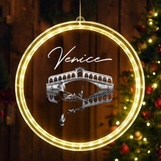 Discover Venice Italy LED Christmas Window Lights