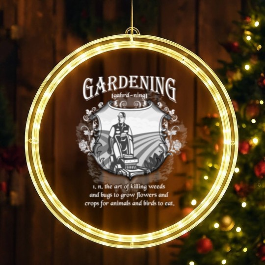 Discover Gardening - Gardening Definition LED Christmas Window Lights