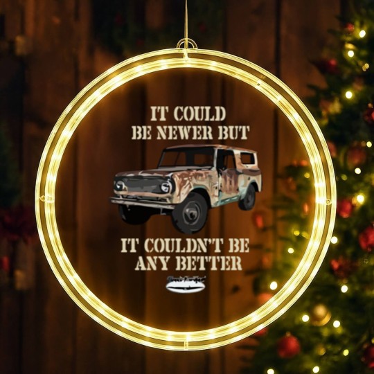 Discover Scout Classic Truck Pickup International Harvester LED Christmas Window Lights