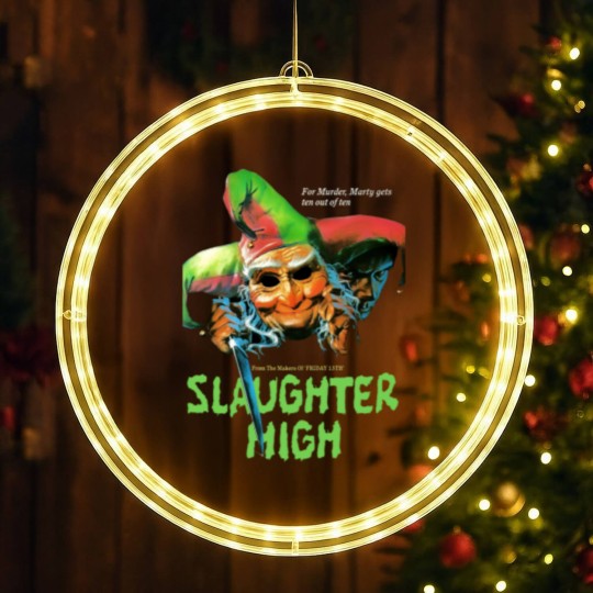 Discover Slaughter High Large Horror Movie LED Christmas Window Lights