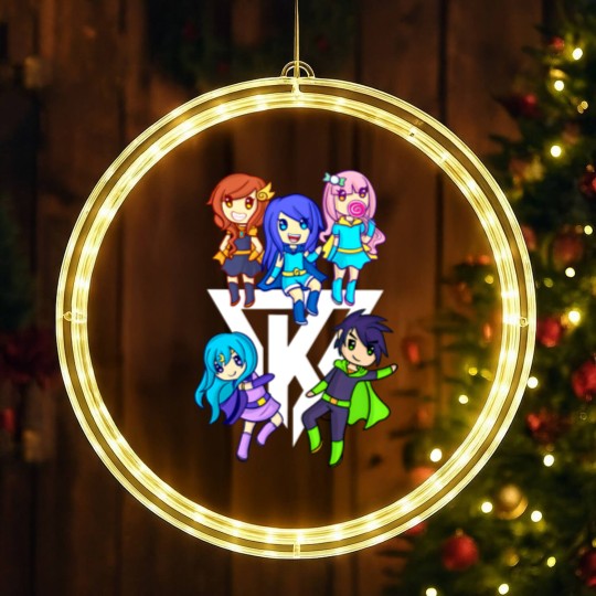 Discover Funneh and the Krew Cartoon - Funneh - LED Christmas Window Lights