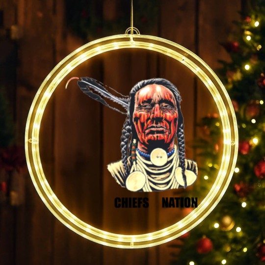 Discover Chiefs - Chiefs Nation - LED Christmas Window Lights