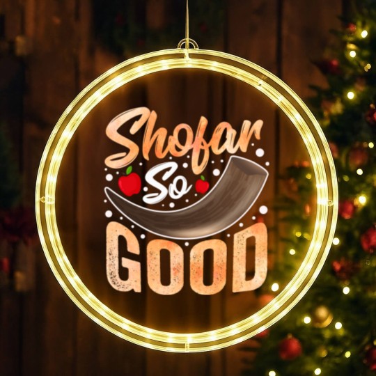 Discover Shofar So Good Rosh Hannukah Chanukkah Jewish LED Christmas Window Lights