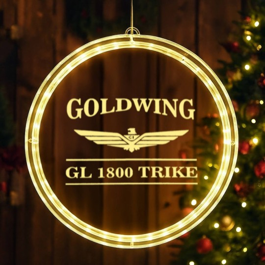 Discover GOLDWING TRIKE BAR LOGO LED Christmas Window Lights SHORT OR LED Christmas Window Lights M LED Christmas Window Lights