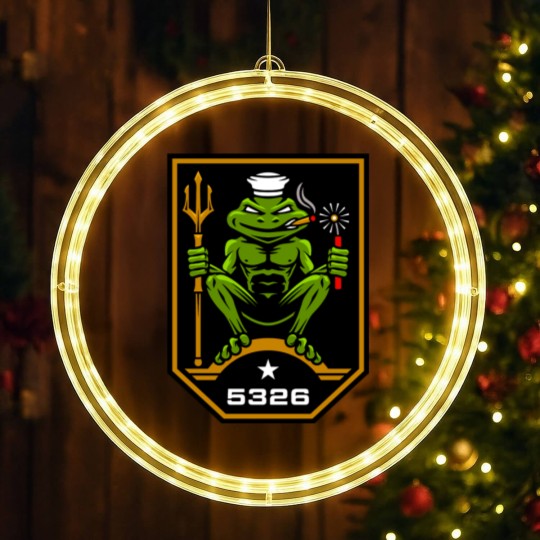 Discover US Navy SEAL Freddie Frog 5326 LED Christmas Window Lights