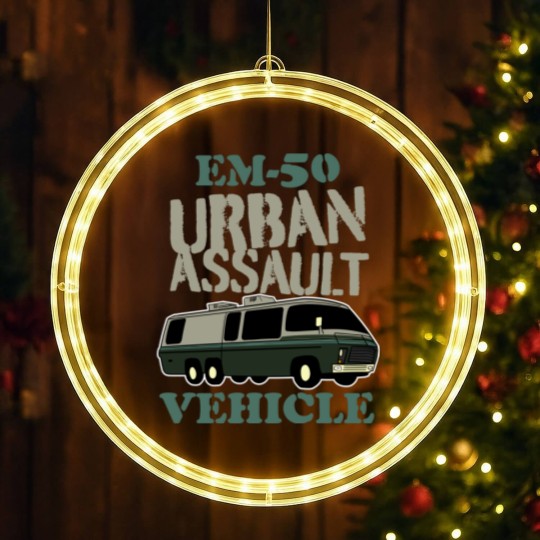 Discover The EM-50 Urban Assault Vehicle - Stripes - LED Christmas Window Lights