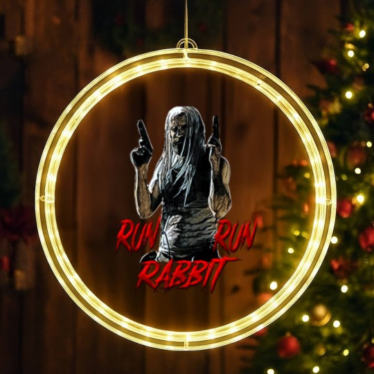 Discover Run Rabbit Run - Otis Driftwood - LED Christmas Window Lights