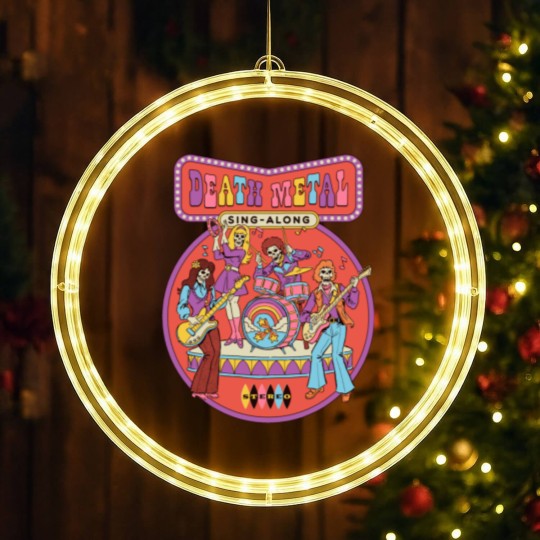 Discover Sing-Along Death Metal LED Christmas Window Lights classique