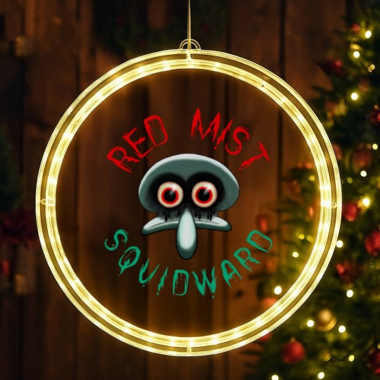 Discover Red Mist Squidward - Scary - LED Christmas Window Lights