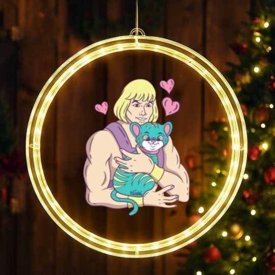 Discover He-Man's Cat - He Man - LED Christmas Window Lights