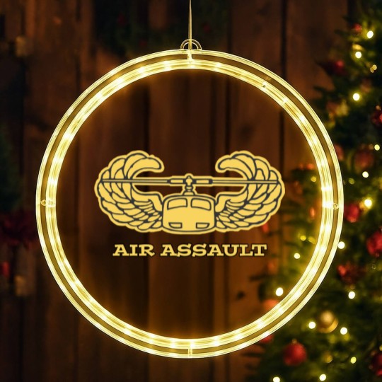 Discover 101st ARMY AIR ASSAULT Wings Gold - 101st Airborne - LED Christmas Window Lights