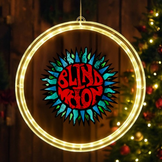 Discover Blind Melon Logo Vintage LED Christmas Window Lights - Blind Melon LED Christmas Window Lights, Vintage Rock LED Christmas Window Lights, Music LED Christmas Window Lights