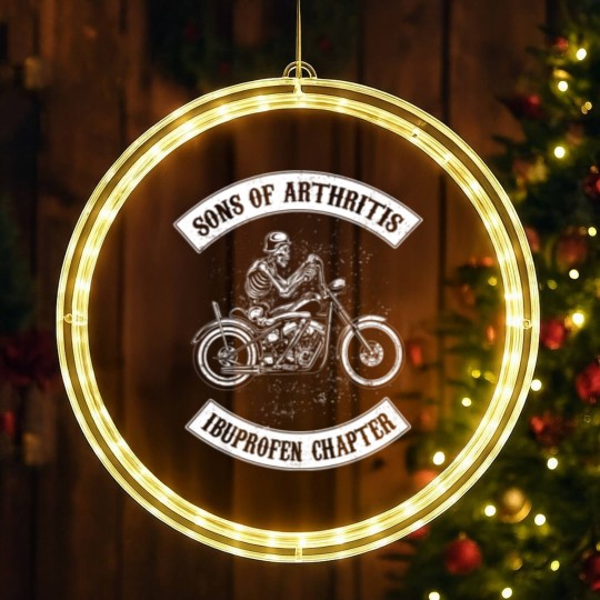 Discover Arthritis Ibuprofen Chapter LED Christmas Window Lights