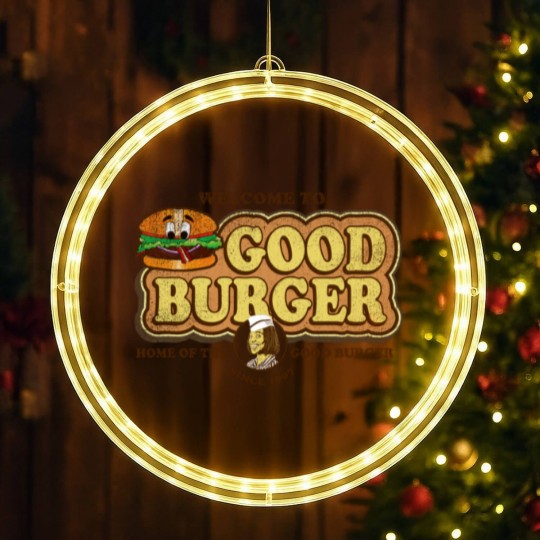 Discover Welcome to Good Burger Worn Out - Good Burger Movie - LED Christmas Window Lights