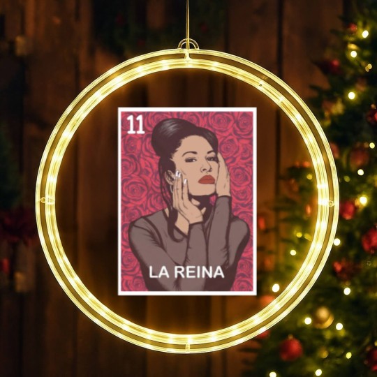 Discover Selena Quintanilla Vintage La Cantante - Mexican Lottery Female Singer Musician Unisex Classic LED Christmas Window Lights
