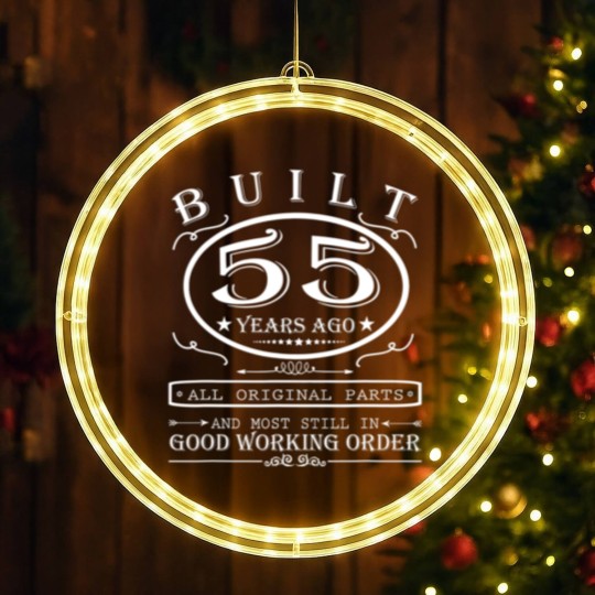 Discover 55th Birthday Gift Built 55 Years Ago Original Par LED Christmas Window Lights