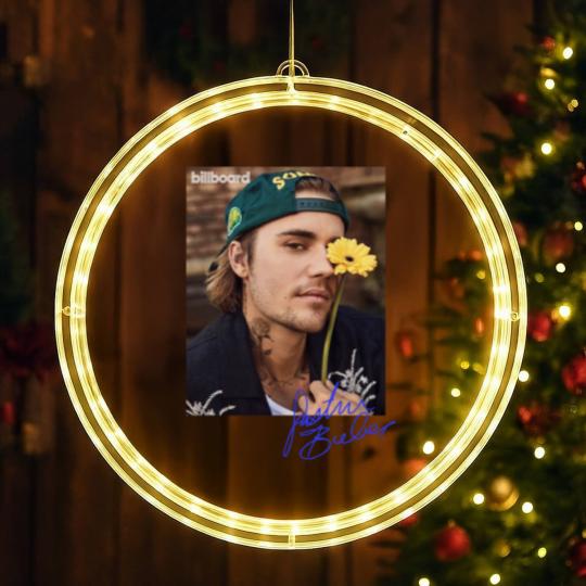 Discover Justin Bieber Signature Tour 2022 LED Christmas Window Lights